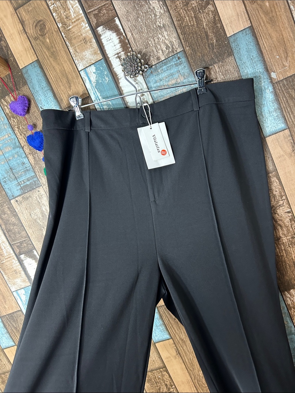 Black Pull-On Flare Pants — Women's Stretch Boot Cut - Picture 6 of 14